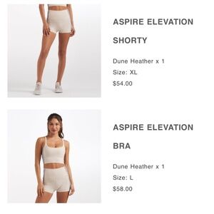 Vuori matching top and short
